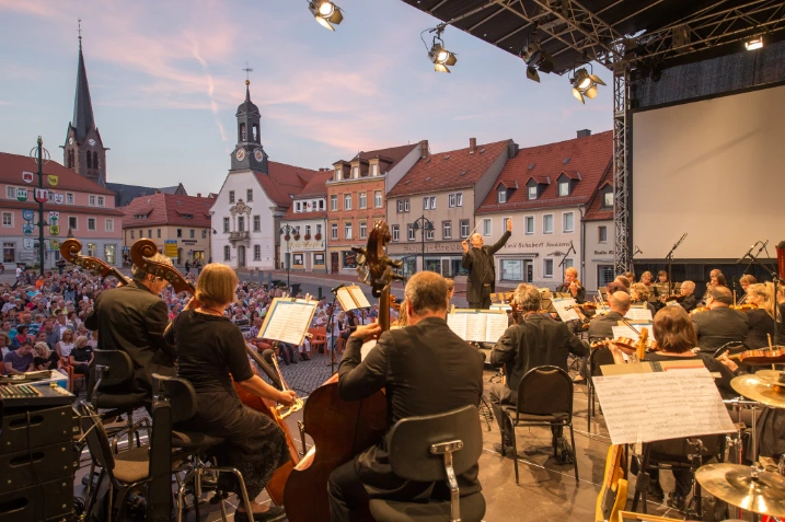 Konzert auf dem Markt Wilsdruff