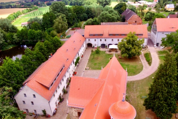 Rittergut Limbach als Luftbild